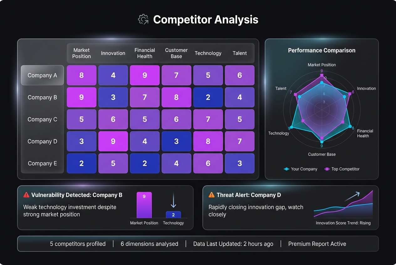 Deep Competitor Analysis example output